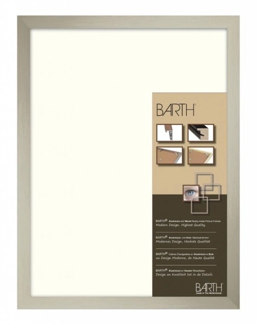 Geschuurd licht brons aluminium brede Barth wissellijst 1828 GLB