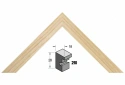 Maatwerk blank essen houten Barth wissellijst 210-111