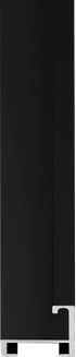 Slim Line zwart aluminium
