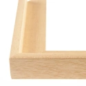 Baklijsten Ambiance blank hout zonder trap