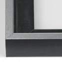 Premium Baklijst zwart/zilver - luxe design baklijsten