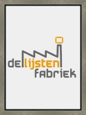 Essence L zwart/oud zilver fineer baklijst