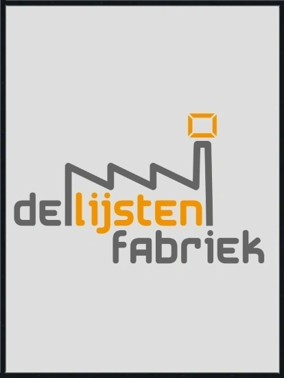 Gallery extra smal baklijst mat zwart fineer