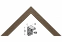 Wenge brede Barth wissellijst 1828 WE